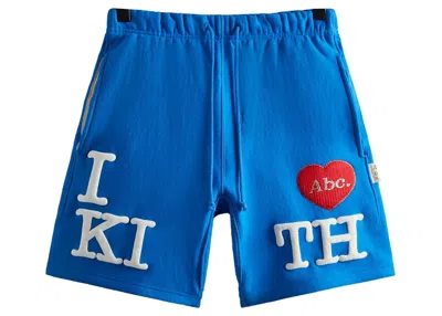 Pre-owned Kith Men's  Advisory Board Crystals I Love  Short In Blue