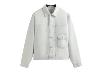 Pre-owned Kith Men's  Alonzo Denim Jacket In Eden Wash In Green