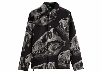 Pre-owned Kith Men's  Amnh Trex Coaches Jacket In Black