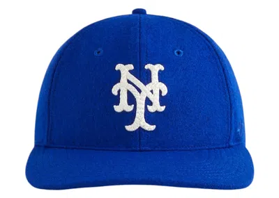 Pre-owned Kith Men's  & '47 The New York Mets Stem Stitch Franchise Long Sleeve Cap In Royal In Blue