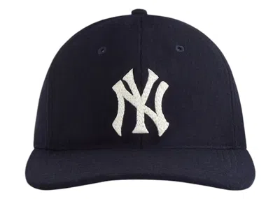 Pre-owned Kith Men's  & '47 The New York Yankees Stem Stitch Franchise Long Sleeve Cap In Nocturnal In Black