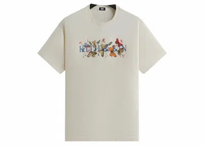 Pre-owned Kith Men's  & Kin Butterfly Vintage Tee Shirt In Sandrift