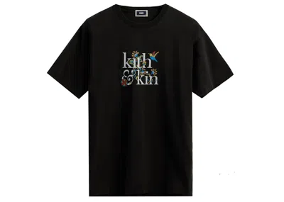 Pre-owned Kith Men's  & Kin Jacobean Vintage Tee Shirt In Black