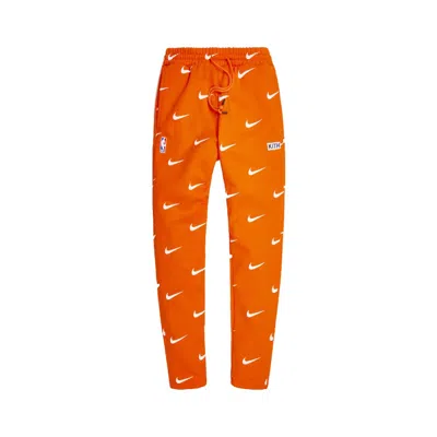 Pre-owned Kith Men's  & Nike For New York Knicks Aop Fleece Pant In Orange