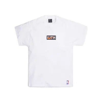 Pre-owned Kith Men's  & Nike For New York Knicks Tee Shirt In White