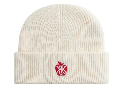 Pre-owned Kith Men's  Apple Mia Beanie In Sandrift