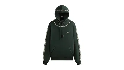 Pre-owned Kith Men's  Artisanal Floral Nelson Hoodie In Stadium In Gray