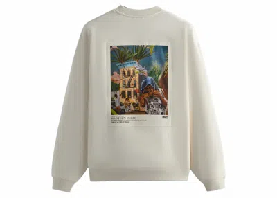 Pre-owned Kith Men's  Artist Series Madjeen Isaac Crewneck Sweatshirt In Waffle