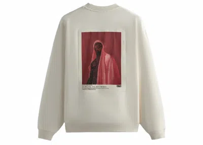 Pre-owned Kith Men's  Artist Series Samuel Olayombo Crewneck Sweatshirt In Waffle