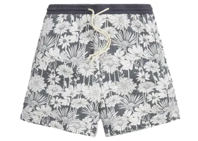Pre-owned Kith Men's  Aster Floral Active Short In Black