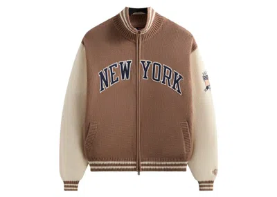 Pre-owned Kith Men's  Avirex The New York Knicks Wings Wyona Full Zip Sweater In Stock