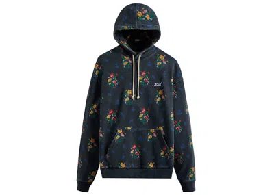 Pre-owned Kith Men's  Begonia Floral Williams Iii Hoodie In Nocturnal