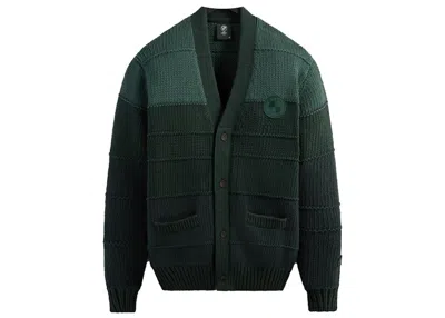 Pre-owned Kith Men's  Bmw Weirfield Cardigan In Vitality In Orange