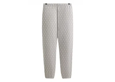 Pre-owned Kith Men's  Bonded Fleece Nelson Sweatpant In Light Heather Grey