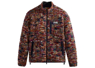 Pre-owned Kith Men's  Boucle Claremont Full Zip In Oxford In Blue