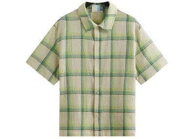 Pre-owned Kith Men's  Boxy Collared Overshirt In Apex