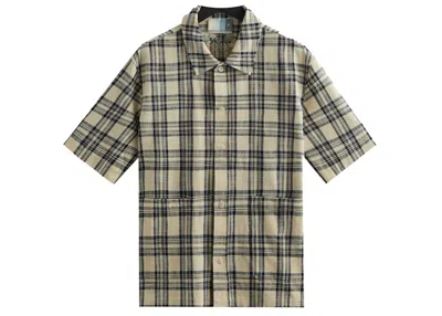 Pre-owned Kith Men's  Boxy Collared Overshirt In Nocturnal