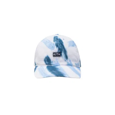 Pre-owned Kith Men's  Cap In White/tie Dye