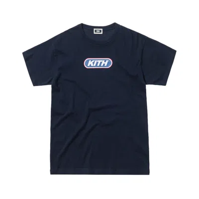Pre-owned Kith Men's  Capsule Tee Shirt In Navy Blue