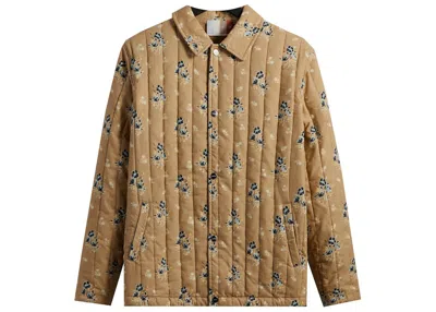 Pre-owned Kith Men's  Carmine Coaches Jacket In Canvas In Brown