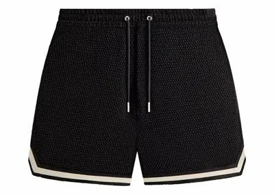 Pre-owned Kith Men's  Chenille Tweed Curtis Short In Black