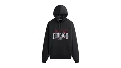 Pre-owned Kith Men's  Chicago Nelson Hoodie In Black
