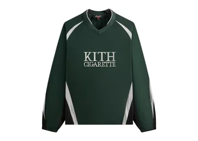 Pre-owned Kith Men's  Cigarette Racing Dayton Combo Pullover In Stadium In Gray