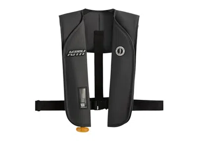Pre-owned Kith Men's  Cigarette Racing For Mustang Survival Mit 100 Convertible A/m Inflatable Pfd Vest In Blac