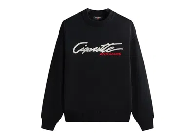 Pre-owned Kith Men's  Cigarette Racing Lewis Crewneck Sweatshirt Sweater In Black