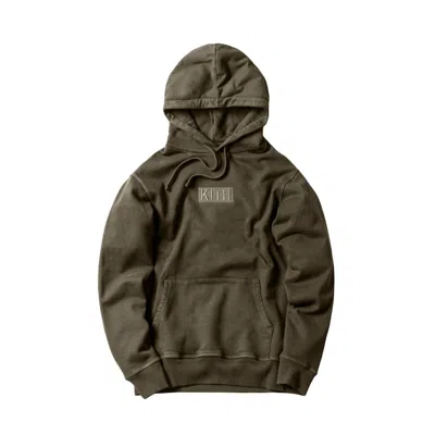 Pre-owned Kith Men's  Classic Logo Hoodie In Olive