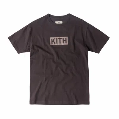 Pre-owned Kith Men's  Classic Logo Tee Shirt In Battleship Grey