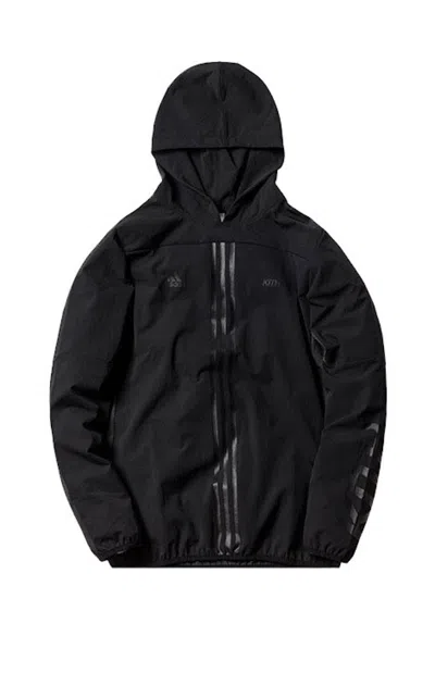 Pre-owned Kith Men's  Cobras Hooded Piste Jacket In Black