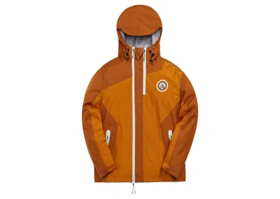 Pre-owned Kith Men's  Colorblocked Tech Madison Jacket In Bergamot In Orange
