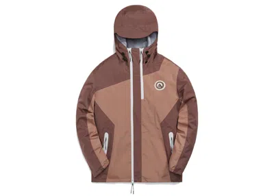 Pre-owned Kith Men's  Colorblocked Tech Madison Jacket In Dusty Mauve In Pink