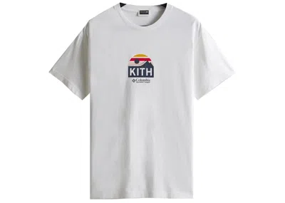 Pre-owned Kith Men's  Columbia Eea Wind Tee Shirt In White