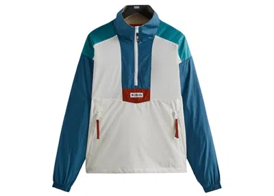 Pre-owned Kith Men's  Columbia Riptide Windbreaker In Sea Salt In Gray