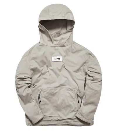 Pre-owned Kith Men's  Convertible Double Pocket Hoodie In Cement