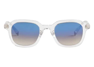 Pre-owned Kith Men's  Cooper Sunglasses In Clear In Transparent