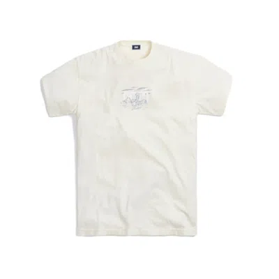 Pre-owned Kith Men's  Cowboy Classic Logo Vintage Tee Shirt In Sandrift