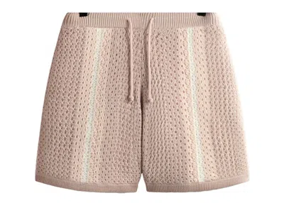 Pre-owned Kith Men's  Crochet Curtis Short In Frosty Rose In Pink