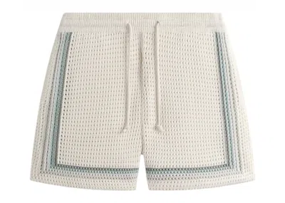 Pre-owned Kith Men's  Crochet Curtis Short In Waffle