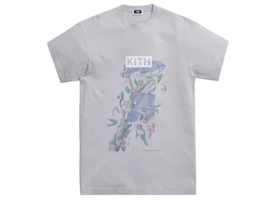 Pre-owned Kith Men's  Cruel Bird Vintage Tee Shirt In Concrete