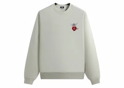 Pre-owned Kith Men's  Cupid Iv Nelson Crewneck Sweatshirt In Chalk