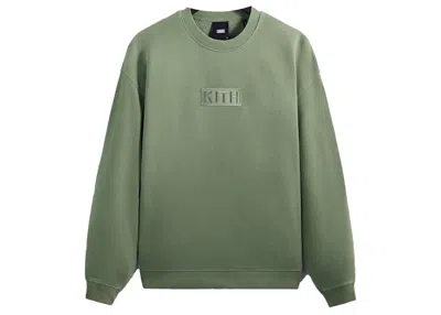 Pre-owned Kith Men's  Cyber Monday Crewneck Sweatshirt (fw22) In Green House