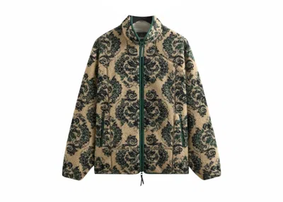 Pre-owned Kith Men's  Damask Floral Sherpa Harper Jacket In Multi