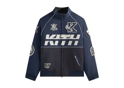 Pre-owned Kith Men's  Dejan Racing Jacket In Nocturnal In Black
