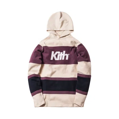 Pre-owned Kith Men's  Delk Paneled Hoodie In Ivory