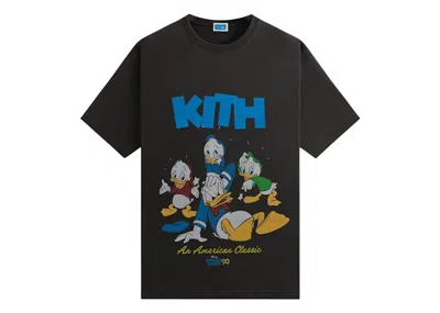 Pre-owned Kith Men's  Disney Donald Duck Classic Vintage Tee Shirt In Black