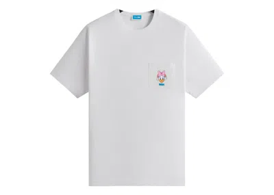 Pre-owned Kith Men's  Disney Donald Duck Just Us Tee Shirt In White