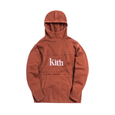 Pre-owned Kith Men's  Double Pocket 2 Hoodie In Clay In Brown